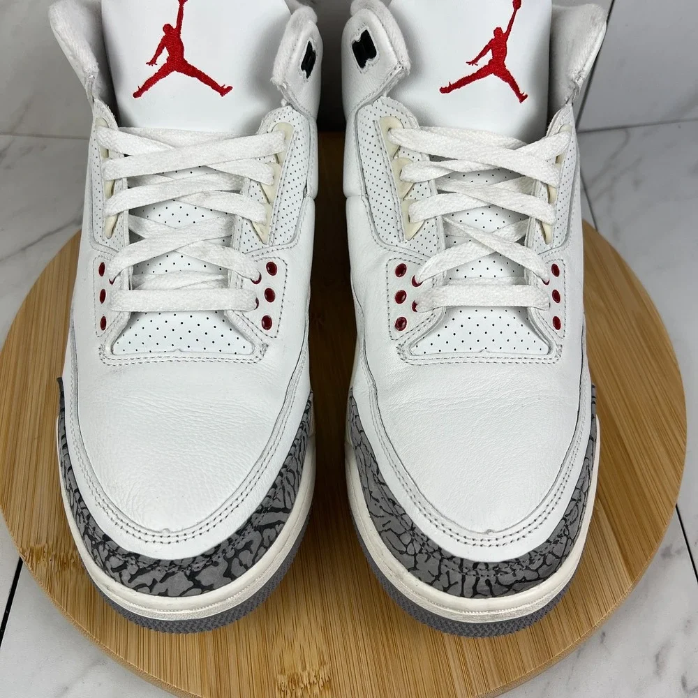 Nike Air Jordan 3 Retro Mid White Cement Reimagined Mens Size 12 Shoe DN3707-100